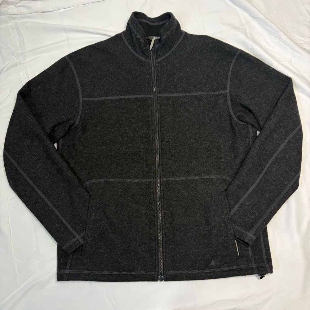 Vintage MEC Mountain Equipment Co-op Full Zip Wool Blend Jacket Made in Canada